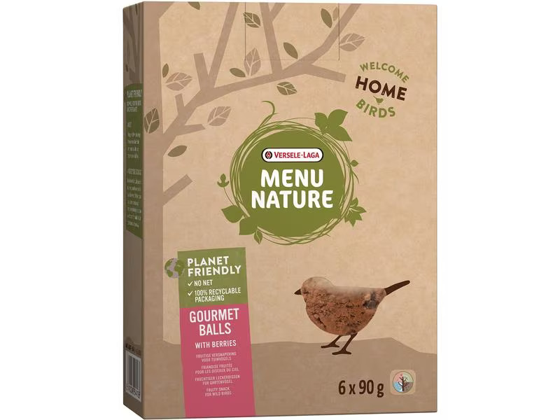 Versele Laga Vogelfutter Menu Nature Gourmet Balls Beeren, 6 Stk.