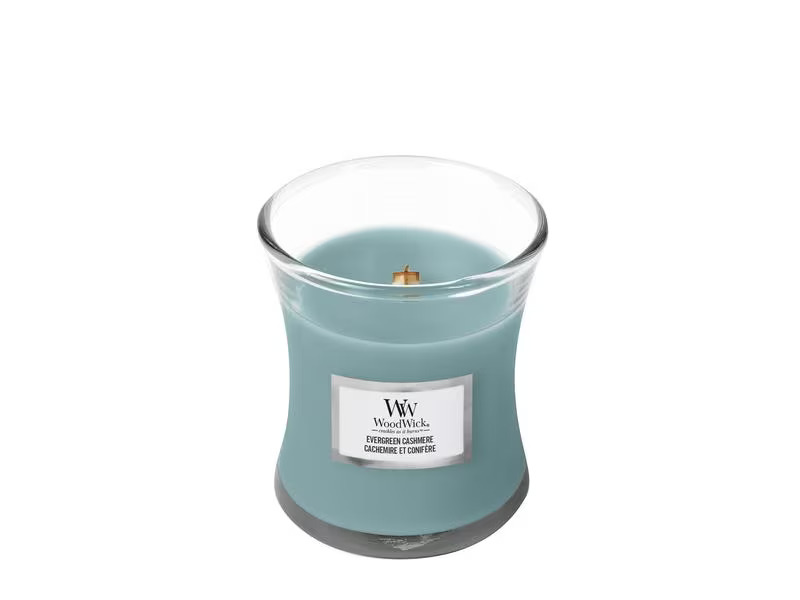 Woodwick Duftkerze Evergreen Cashmere Mini Jar
