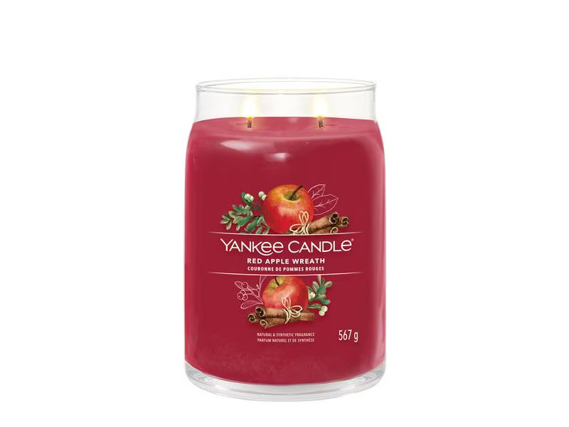 Yankee Candle Signature Duftkerze Red Apple Wreath Signature Large Jar