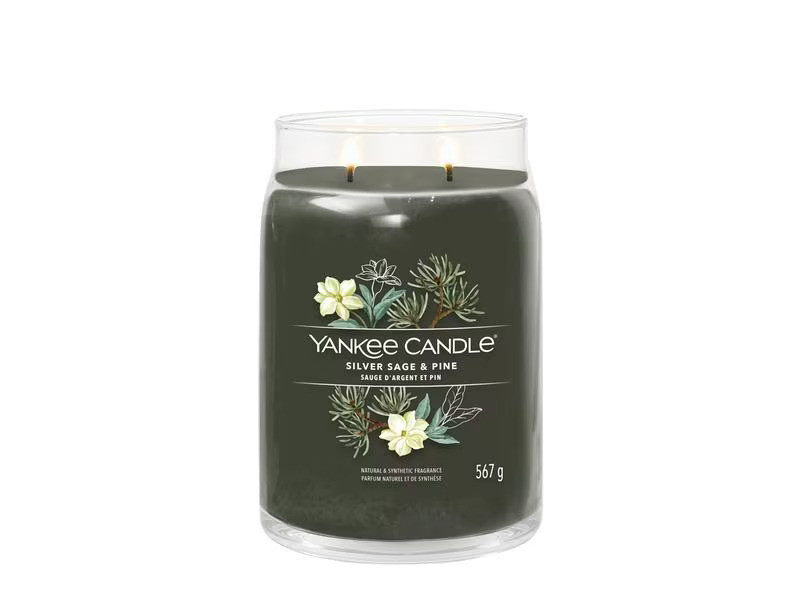 Yankee Candle Signature Duftkerze Silver Sage &amp; Pine Signature Large Jar