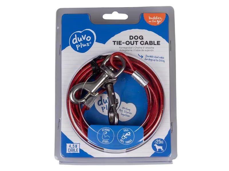 duvoplus Anlegeleine für Hunde bis 25 kg, 4.5m