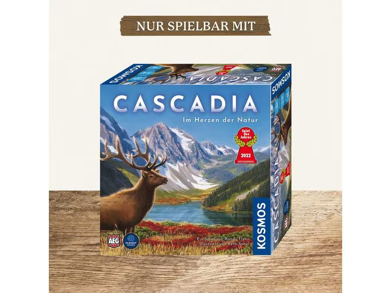 Kosmos Familienspiel Cascadia: Landmarks -DE-