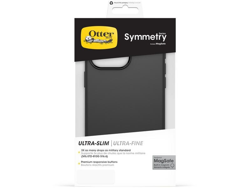 Otterbox Back Cover Symmetry iPhone 15 Pro Max Schwarz