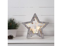 Star Trading Tischdeko Fauna Stern 25 cm, Holz