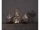 Star Trading Tischdeko Fauna Stern 25 cm, Holz