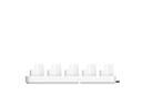 UAG Ladestation Workflow 5 Slot Case Charger Weiss
