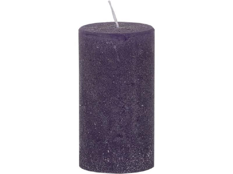Weizenkorn Kerze Ice 9 cm x 5 cm, Violett, 6 Stück