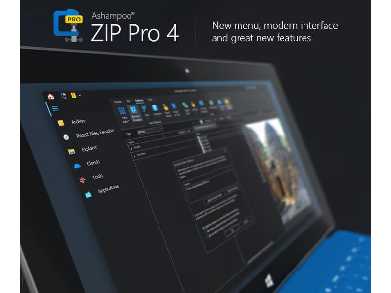 Ashampoo ZIP Pro 4 ESD, Vollversion, 1 PC