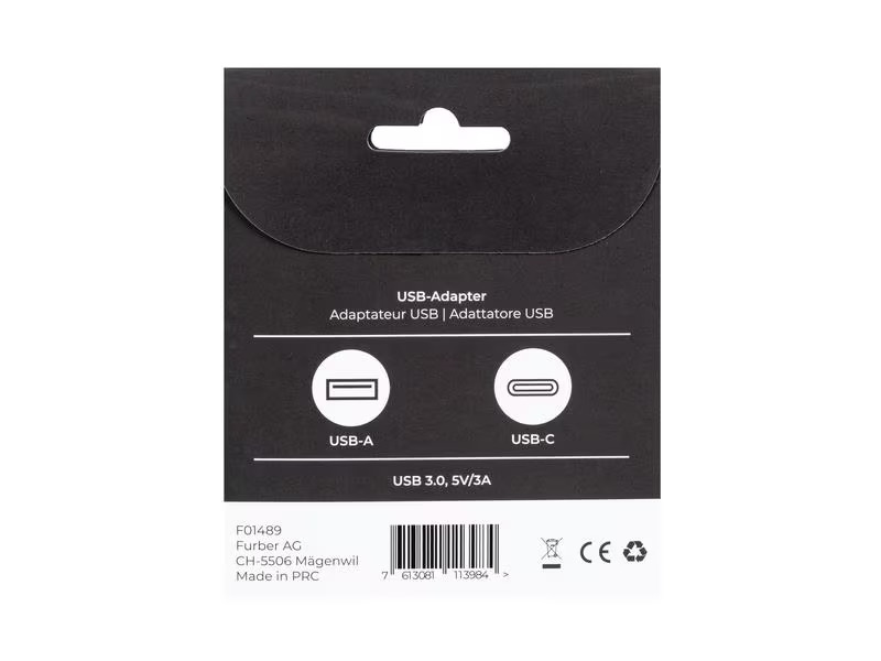 onit USB 3.1 Adapter USB-A Stecker - USB-C Buchse