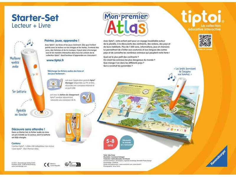 tiptoi Starter-Set Mon premier Atlas -FR-