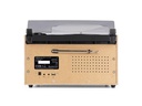 Audizio Plattenspieler mit Bluetooth Frisco Braun/Grau
