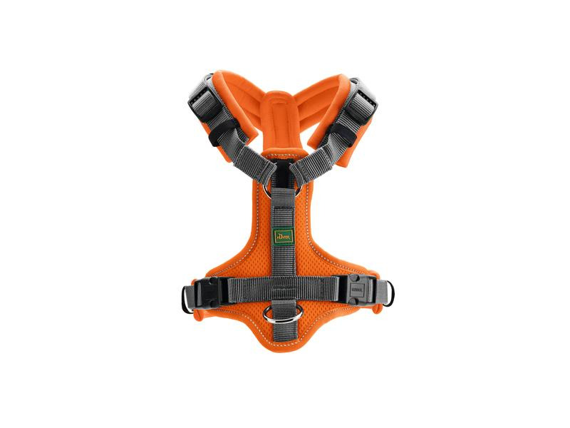 Hunter Geschirr Maldon, M, Orange/Grau