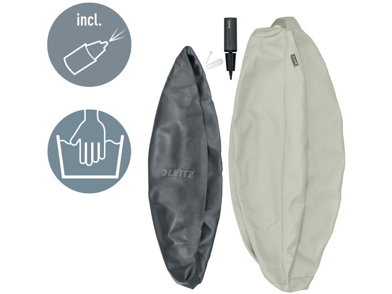Leitz Sitzball Active 65 cm Hellgrau