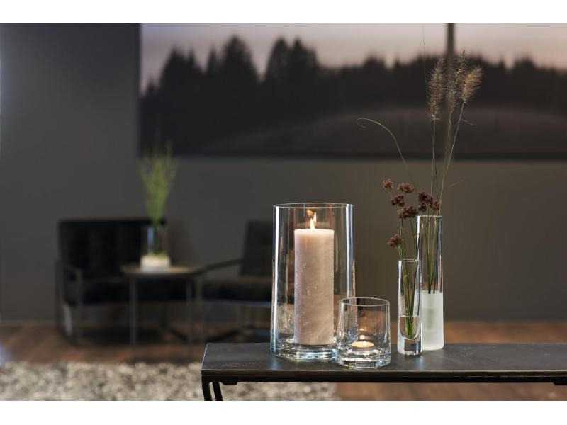 Leonardo Vase Novara 30 cm 4 Stück, Transparent/Weiss
