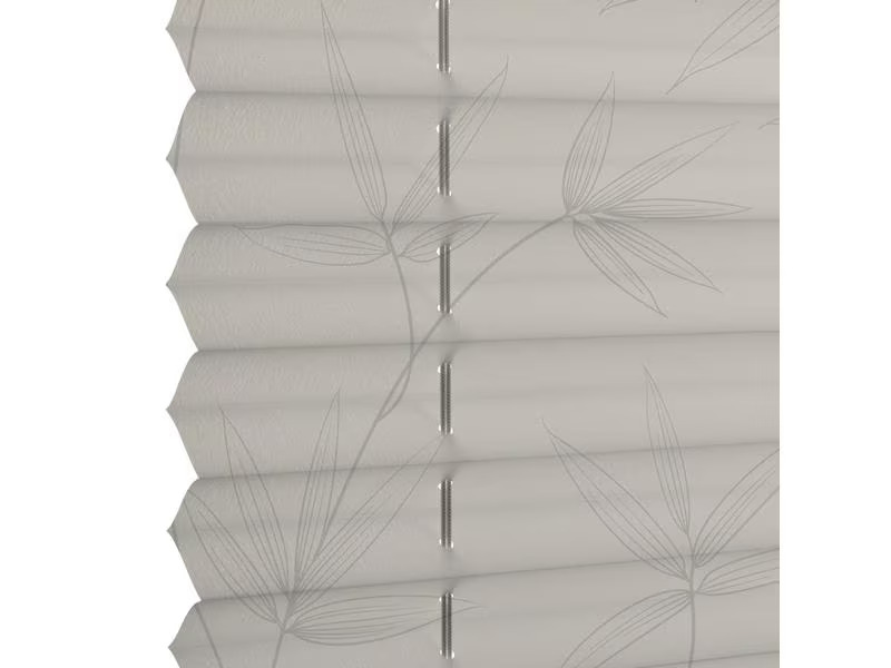 Gardinia Plissée Japandi Bamboo 90 x 130 cm, Hellbraun