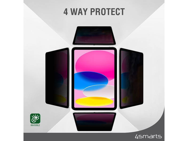 4smarts Tablet-Schutzfolie Privacy Filter für Apple iPad Pro 11