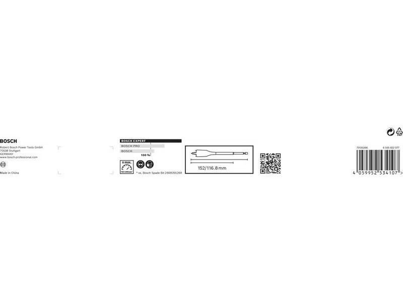 Bosch Professional Flachfräsbohrer-Set Expert Self Cut Speed, 13-teilig