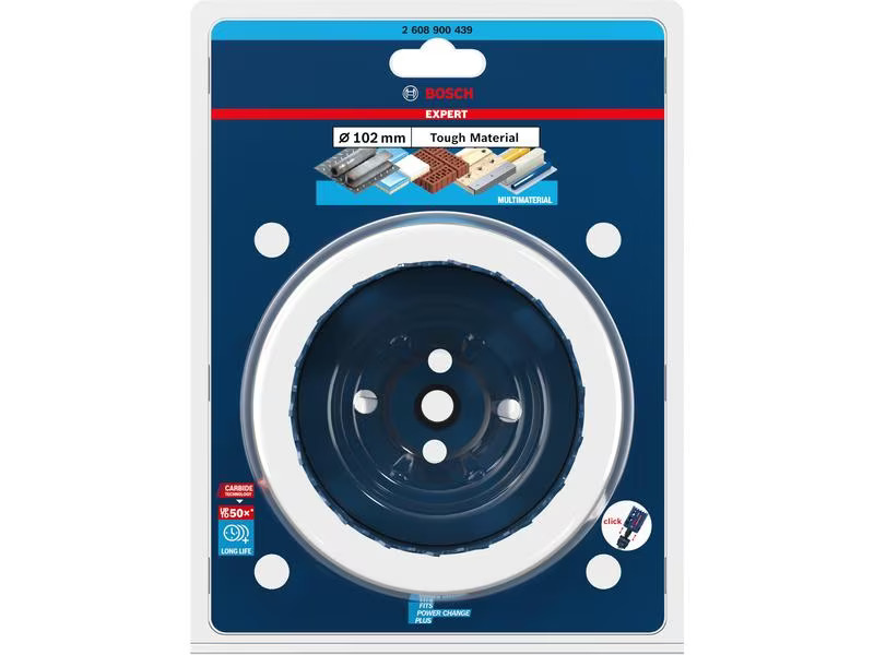 Bosch Professional Lochsäge EXPERT Tough Material, 102 x 60 mm