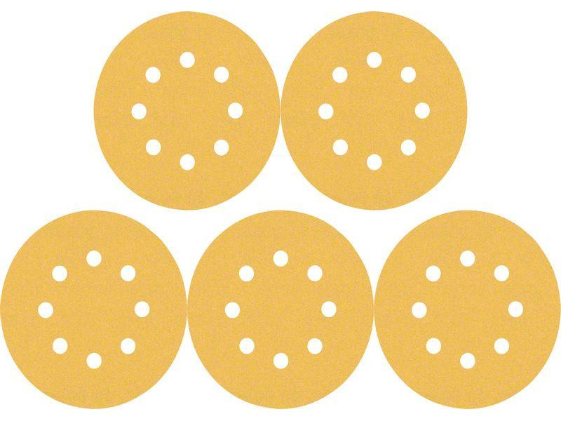 Bosch Professional Schleifpapier EXPERT C470, 125 mm, G 100, 5-tlg.