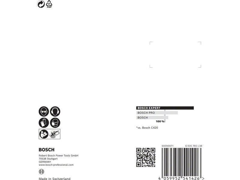 Bosch Professional Schleifpapier EXPERT C470, 125 mm, G 60, 5-tlg.