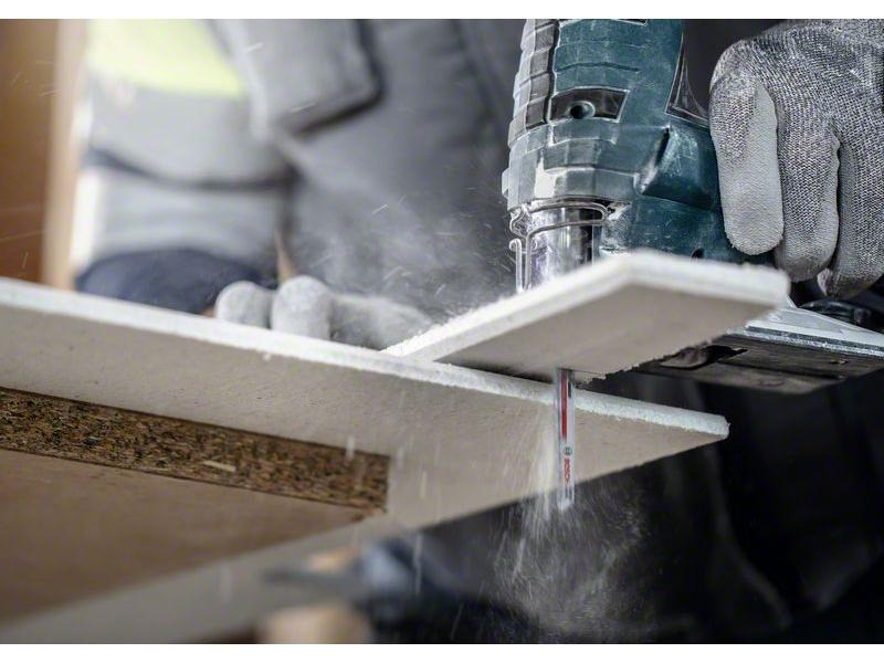 Bosch Professional Stichsägeblatt EXPERT Fiber Plaster T 141 HM, 3 Stück