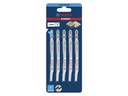 Bosch Professional Stichsägeblatt EXPERT Hardwood 2-side clean T 308 BF, 5 Stk