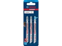 Bosch Professional Stichsägeblatt EXPERT Hardwood Fast T 144 DHM, 3 Stück