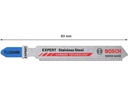 Bosch Professional Stichsägeblatt EXPERT Stainless Steel T 118 AHM, 3 Stück