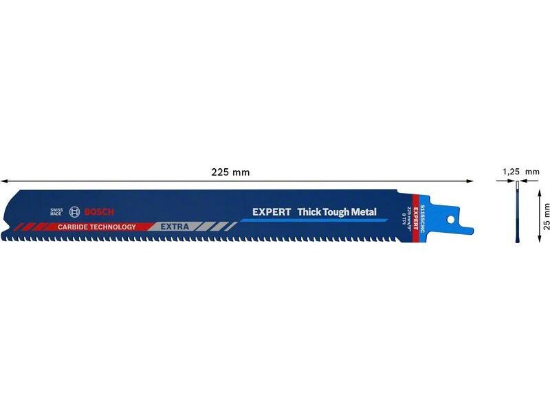 Bosch Professional Säbelsägeblatt EXPERT Thick Tough Metal S 1155 CHC