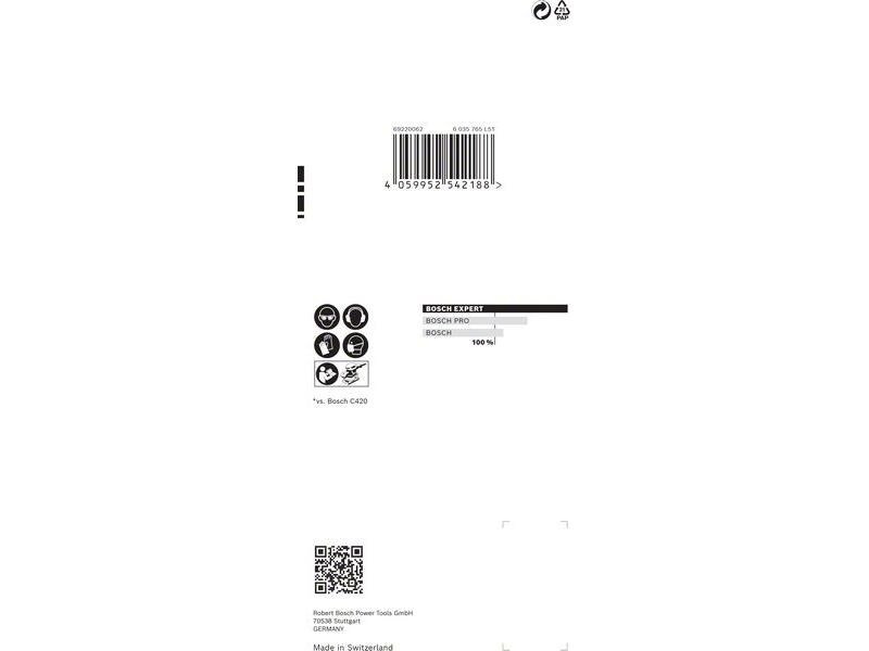 Bosch Professional Schleifpapier EXPERT C470, 80 x 133 mm, G 100, 10-tlg.
