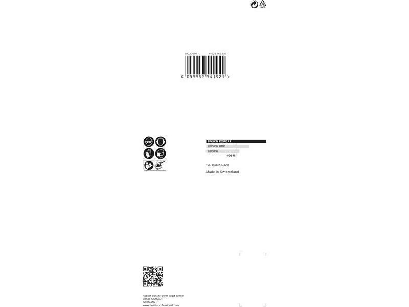 Bosch Professional Schleifpapier EXPERT C470, 93 x 186 mm, G 60, 10-tlg.