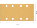 Bosch Professional Schleifpapier EXPERT C470, 93 x 186 mm, G 80, 10-tlg.