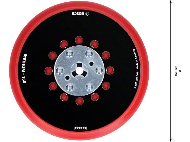 Bosch Professional Universalstützteller EXPERT Multihole, 150 mm, Medium