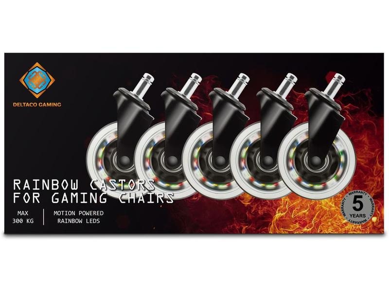 DELTACO Ersatzrollen GAM-141 Schwarz