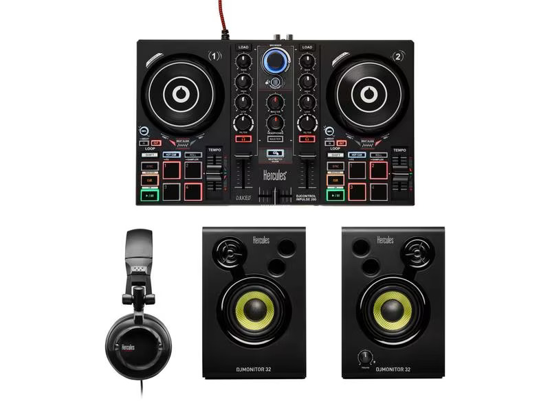 Hercules DJ-Controller Set DJLearning