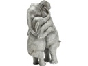 Kare Dekofigur Elephant Hug Grau