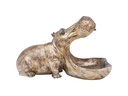 Kare Dekofigur Hungry Hippo Gold