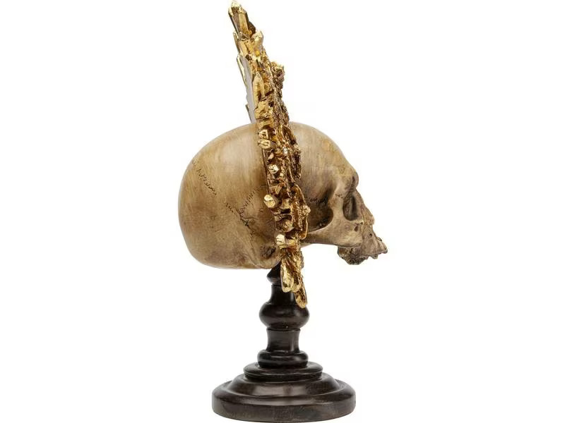 Kare Dekofigur King Skull Gold