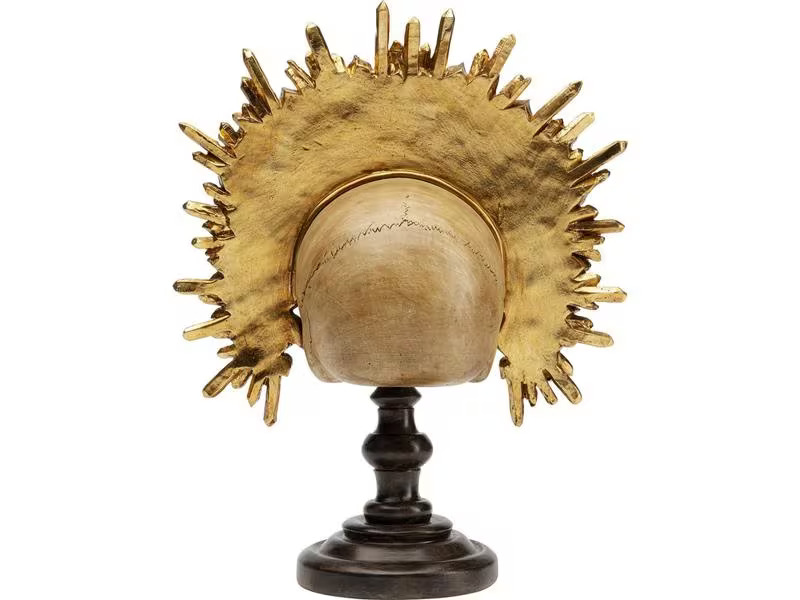 Kare Dekofigur King Skull Gold