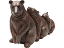 Kare Dekofigur Relaxed Bear Family Braun
