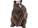 Kare Dekofigur Relaxed Bear Family Braun