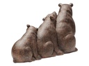 Kare Dekofigur Relaxed Bear Family Braun