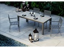 Kare Laterne Giardino 4-teilig, 71 cm, Schwarz