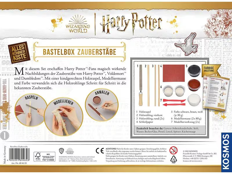 Kosmos Bastelbox Harry Potter – Zauberstäbe