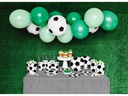 Partydeco Einwegteller Fussball 18 cm, 6 Stück, Schwarz/Weiss