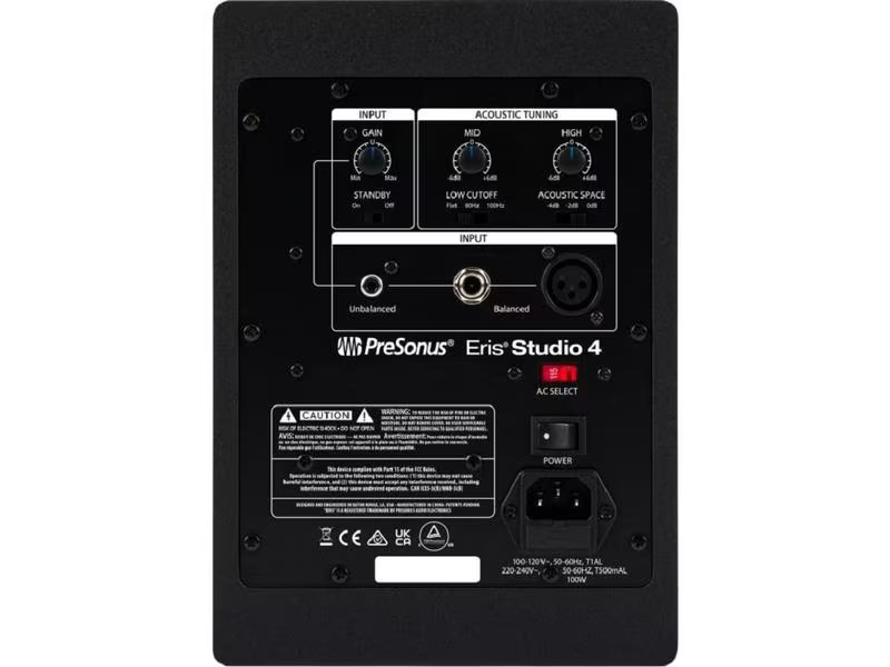 Presonus Studiomonitor Eris Studio 4 Schwarz