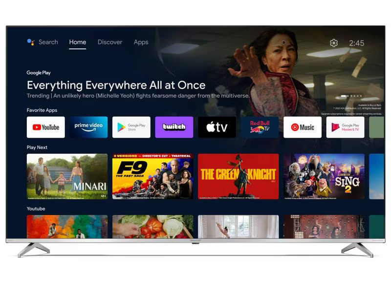 Sharp TV 65FP2EA 65, 3840 x 2160 (Ultra HD 4K), QLED