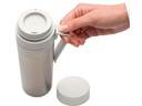 Brabantia Thermosflasche Make &amp; Take 500 ml, Hellgrau/Silber
