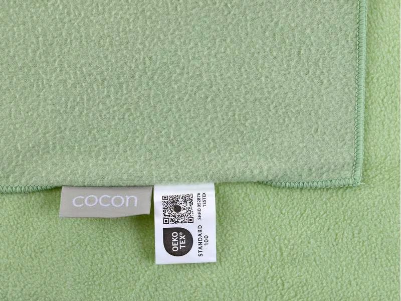 COCON Decke Fleece Polar 150 x 210 cm, Grün