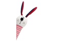 GiGwi Hunde-Spielzeug Crunchy Neck, Hase S, Rosa